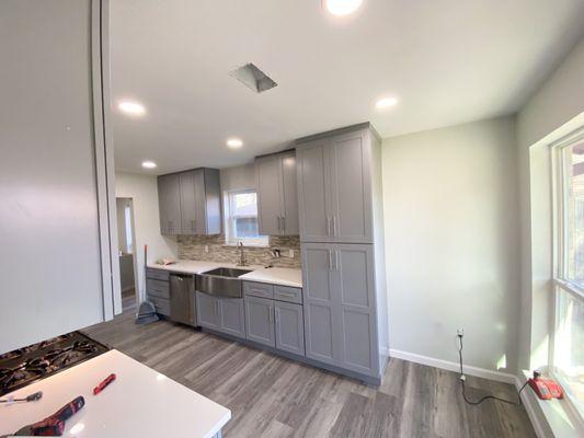 New pantry , opens up floor .