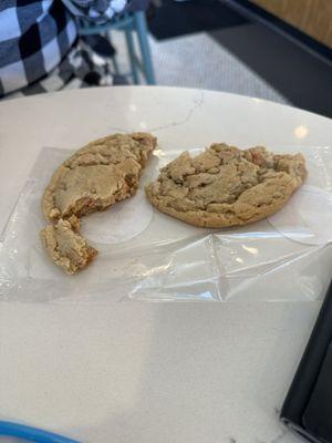 Peanut butter cookie.