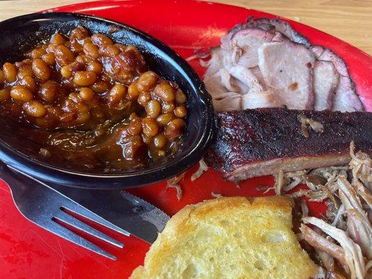 Beans, pork 3 ways!!