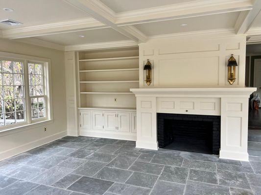 A beautiful Modern Classic Sunroom.
Custom Cabinetry Heated Bluestone by Matt ConstructionMass Inc.