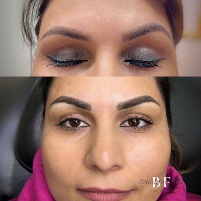 Old micro blading cover up with new micro blading