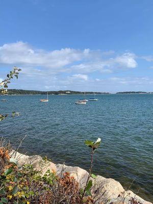 Sailboats in Fall, after most of the boats were already taken out of the water