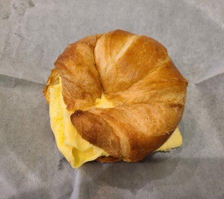 Breakfast Sandwich- Croissant with eggs and cheese