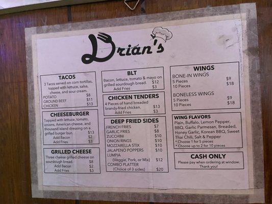 Vegetarian friendly Drian's