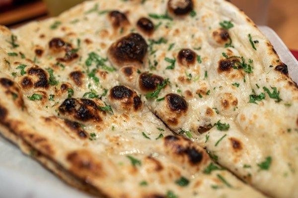 Garlic Naan ($3)