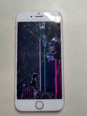 iPhone 6s cracked LCD