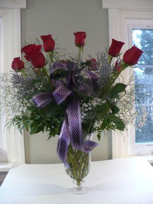 Lavender Field Roses $80