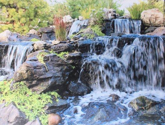 Strong cascading waterfall