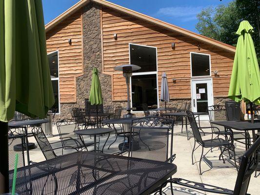 Patio dining area