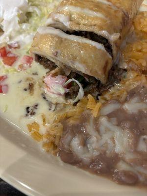 Chimichanga steak