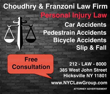 Accident Cases  Free Consultation Accident Lawyers  ATTORNEY ADVERTISEMENT