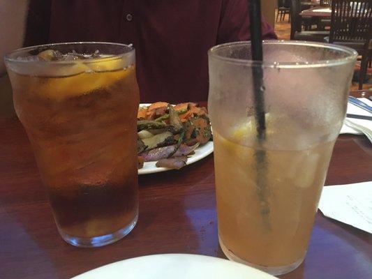 Ice tea and an Arnold Palmer.