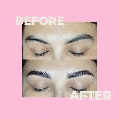 To book this look select: 
Brow Wax + Shape + Henna + Lamination