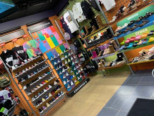 Fantastic variety of footwear and great deals on other things.