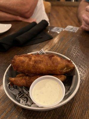 Fried dill pickles