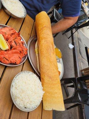 Masala dosa was delicious - the dosa were the only thing in this shop that was delicious. Everything else was mediocre