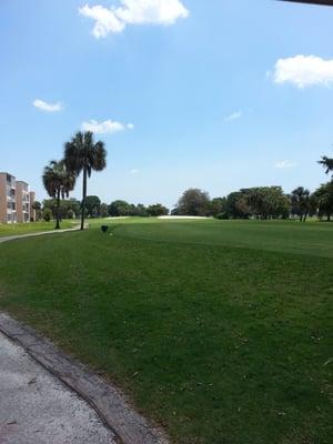 Challenging par-3 seventh at Oriole.