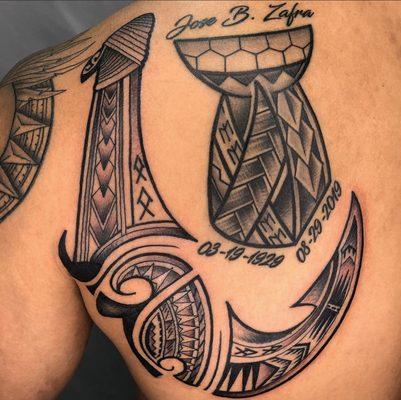 Poly tribal tribute work by Greg @grogdontreadfool