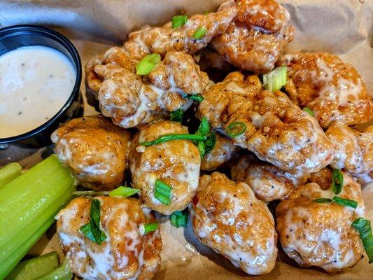 Parm garlic boneless wings.