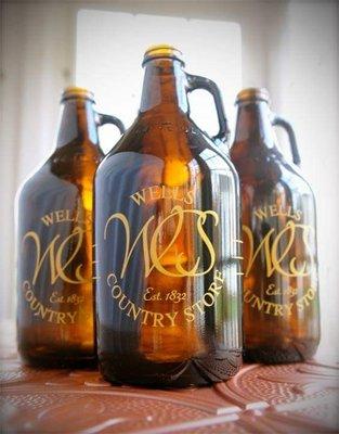 We have growlers! Our three taps are constantly rotating, so pop on by to see what's a flowin' this week!