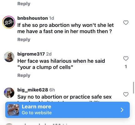 Talking about a video including a young girl