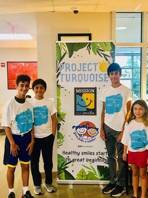 Wonderful volunteers for project turquoise