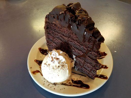 6 Layer Double Chocolate Cake