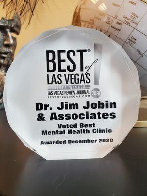 Only individual therapist ever to receive a "Best of Las Vegas" award