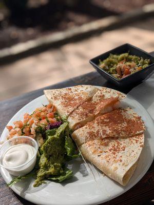 Shrimp quesadilla