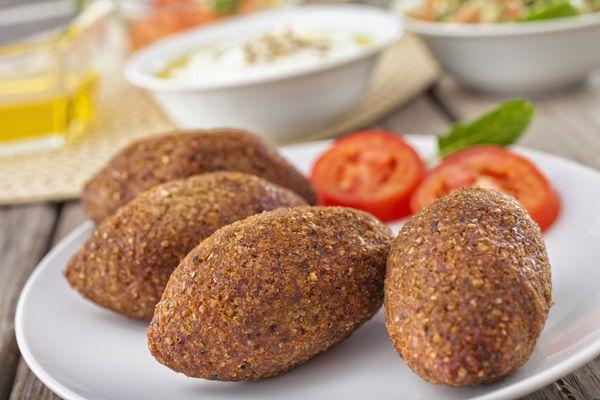 Kibbie A traditional Lebanese Appetizer #AladdinsHouston#LebanesefoodHouston#KibbieHouston