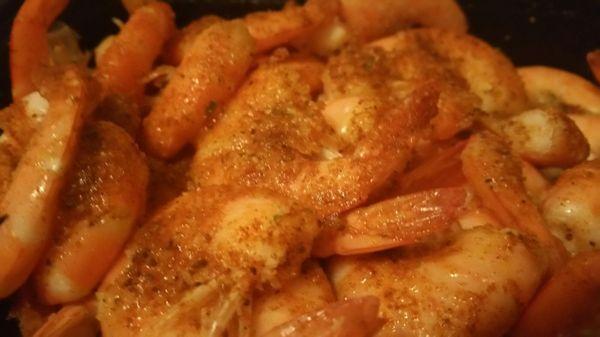 1lb of garlic shrimp  $9.29+ tax