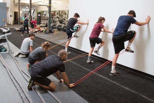 Incorporating injury prevention is a cornerstone of all of TFI's workout routines.