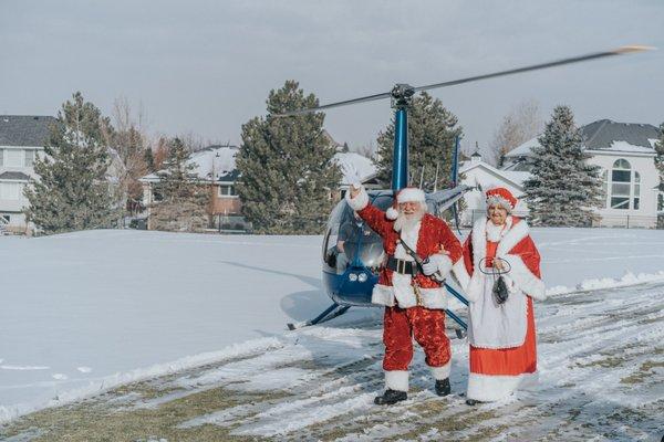 Annual Santa Brunch - Santa arrives by helicopter!