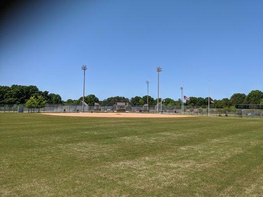 Baseball field at Cornelius Road Park