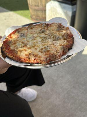 Personal size Sausage Pizza