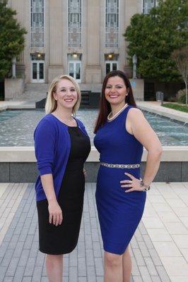 Rachel & Ashley - the Bussett Legal Team!