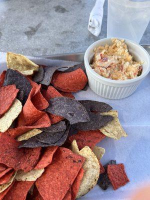 Pimento cheese and chips