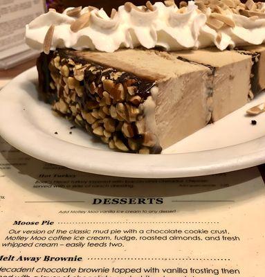 Find us on the Dessert Menu at Moose's Tooth Pub and Pizzeria