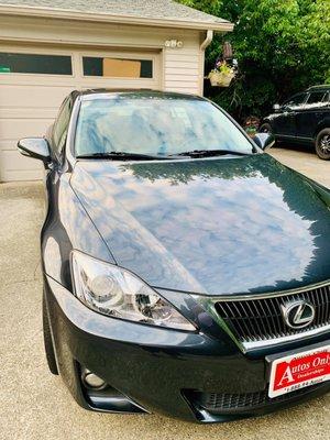 2011 Lexus IS 250 and happy wife!