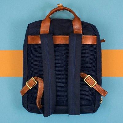 Metro Waxed Backpack in Midnight