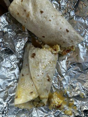 Josie's Special Breakfast Burrito