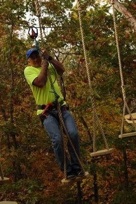 Loco Ropes, at Ozark Folk Center State park. http://locoropes.com/