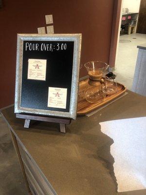 They even offer pour overs!