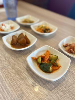 Korean side dishes (complimentary)