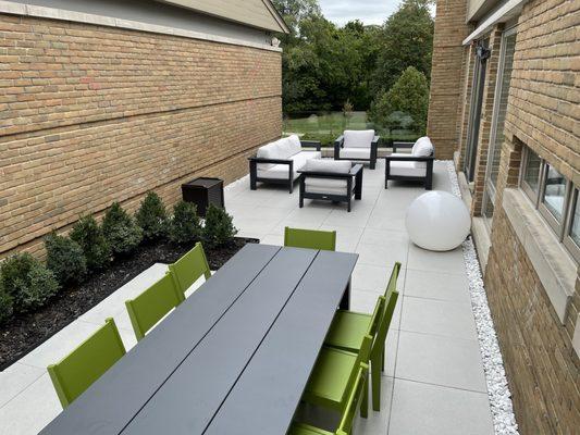 Courtyard patio for a condo