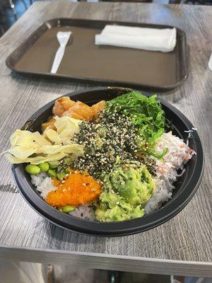 Tuna poke bowl....