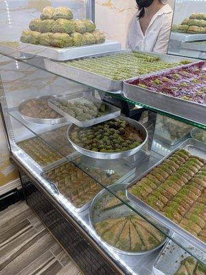 Store with pastries displayed