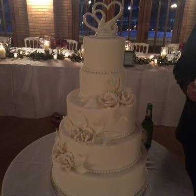 The best wedding cake I've ever had- my husband and I weren't even going to have a cake but we had to have this once we tried it