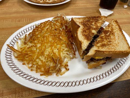 Texas Bacon Cheesesteak Melt Plate