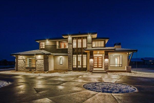 2017 - "Mountain Contemporary" custom home (Longmont)